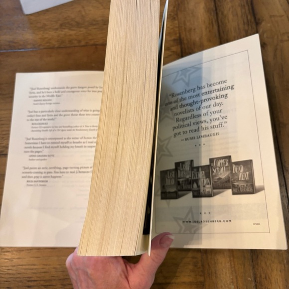 Joel C. Rosenberg Collection of 3 Books,Paperbacks, Summer Beach Vacation - Picture 4 of 6